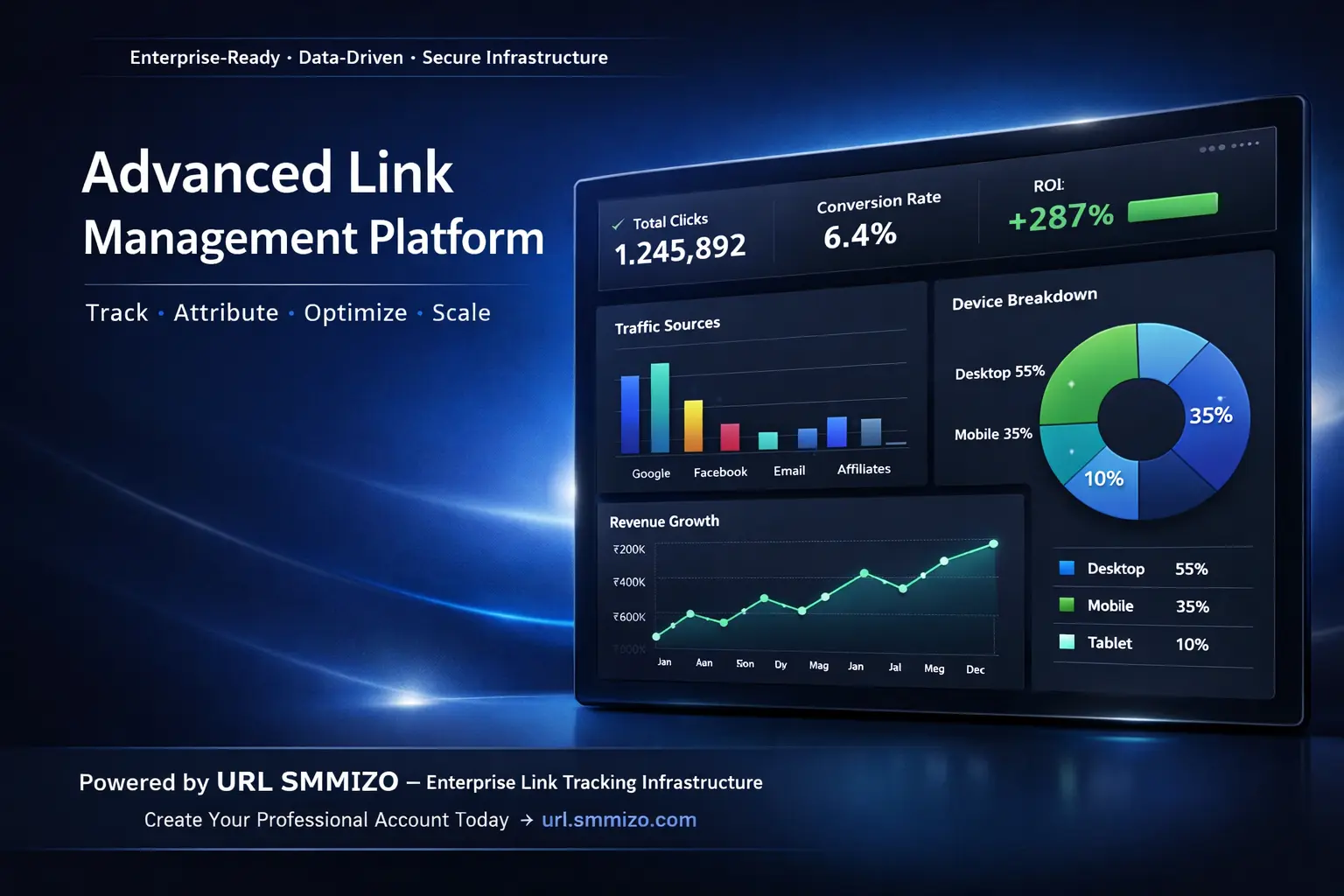 Advanced Link Management & Tracking for Performance Marketers